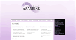 Desktop Screenshot of institut-amandine.ch